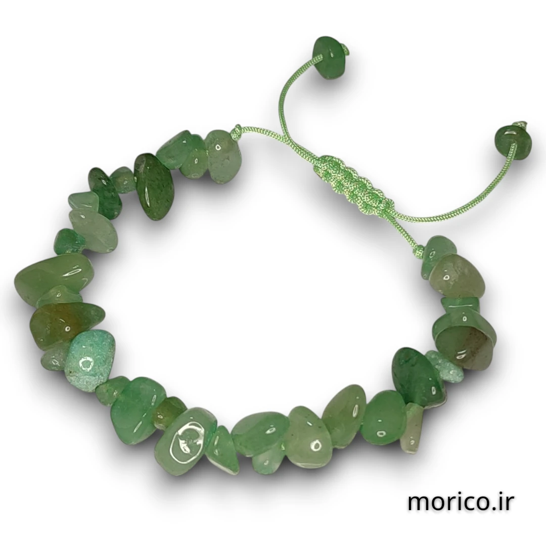 دستبند سنگ چیپسی آونتورین سبز
