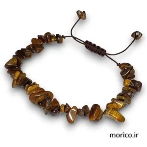دستبند سنگ چیپسی چشم ببر