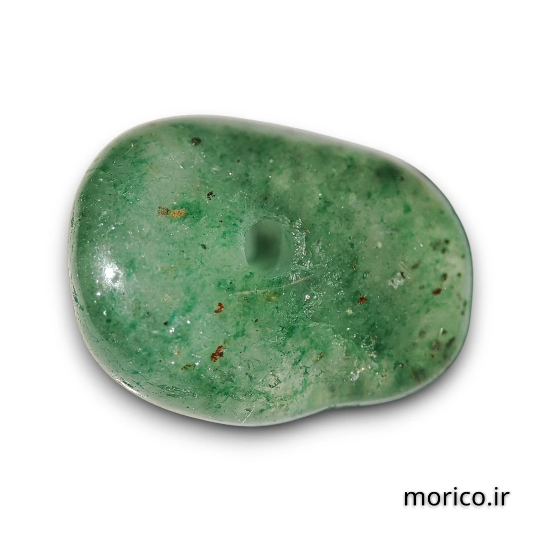 نمونه سنگ چیپسی آونتورین سبز بکار رفته در یک دستبند