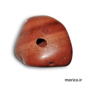 نمونه سنگ چیپسی جاسپر قرمز بکار رفته در یک دستبند