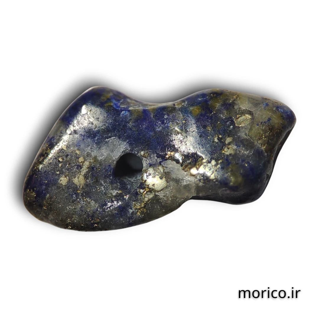 نمونه سنگ چیپسی لاجورد بکار رفته در یک دستبند